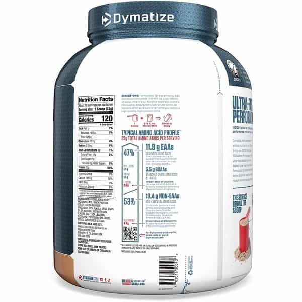 Dymatize Nutrition Iso 100 Whey Protein Powder - 2.3 Kg (Fudge Brownie)
