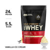 Optimum Nutrition (On) Gold Standard 100% Whey Protein Vanilla Ice Cream Flavour 454Gm Powder