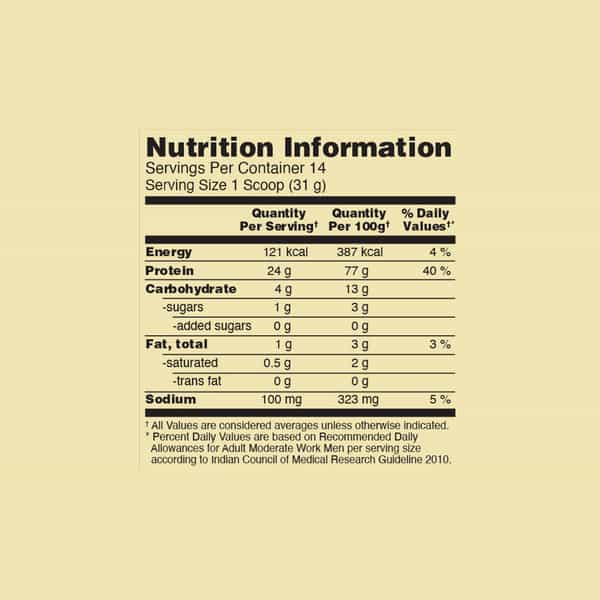 Optimum Nutrition (On) Gold Standard 100% Whey Protein Vanilla Ice Cream Flavour 454Gm Powder