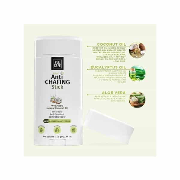 Pee Safe Anti Chafing Cream Stick (For Blisters Rashes And Odour) - 1N