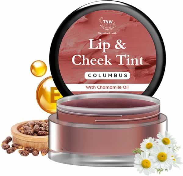 Tnw The Natural Wash Columbus Lip & Cheek Tint | With Chamomile Oil & Castor Oil- 5 G