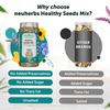 Neuherbs Healthy Seeds Mix 200g | 5 In 1 Raw And Unroasted Seeds For Weight Management