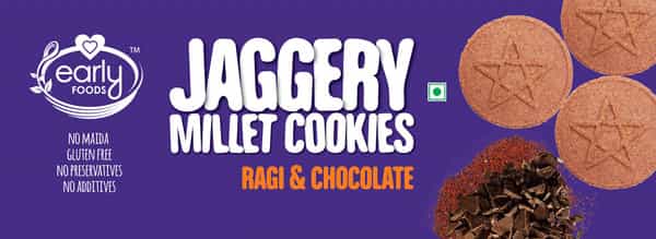 Early Foods Pack Of 6 - Ragi And Choco Jaggery Cookies