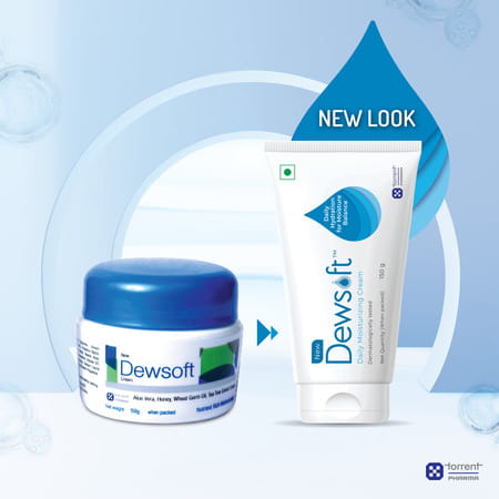 New Dewsoft Daily Moisturizing Jube Of 150gm Cream