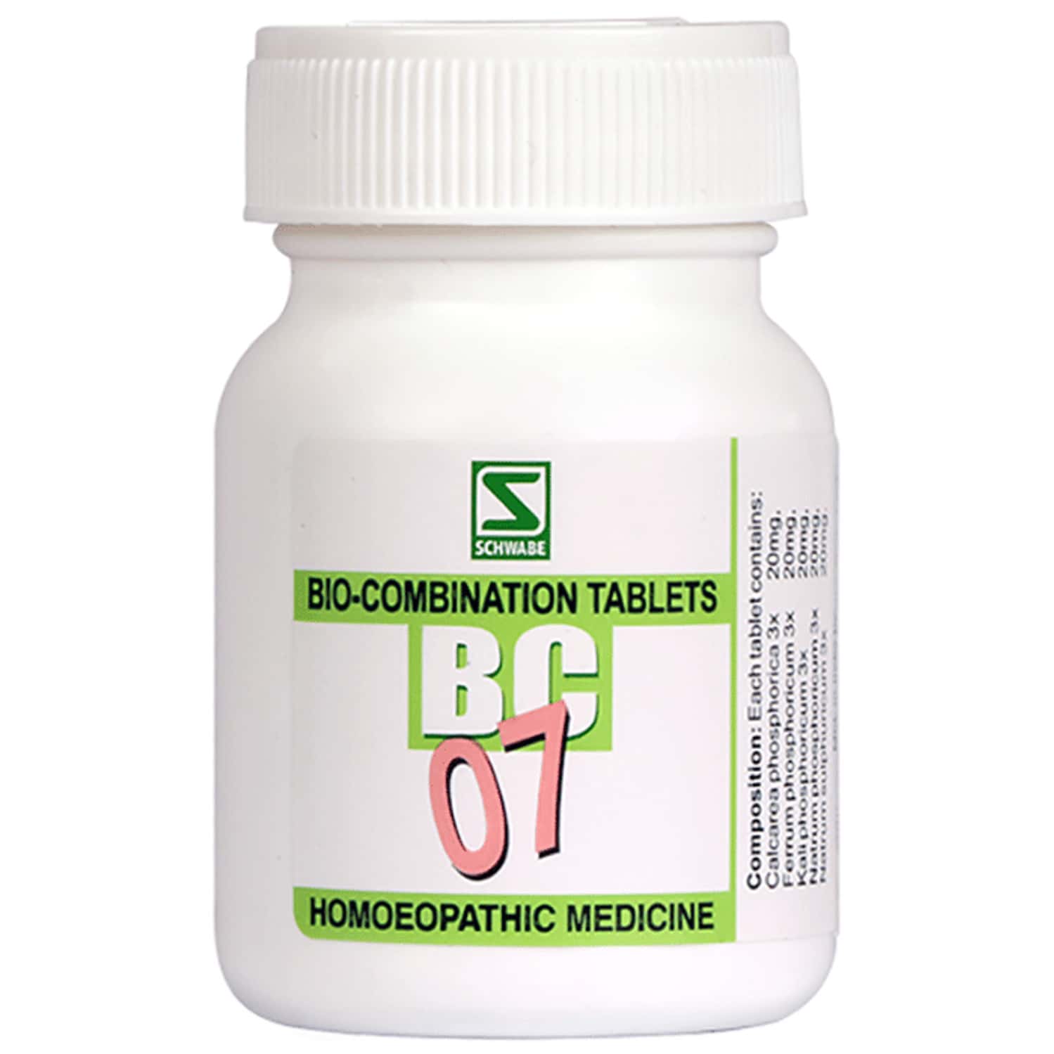 Dr. Willmar Schwabe India Bio-Combination 07 (Bc 07) Tablet 20 No'S