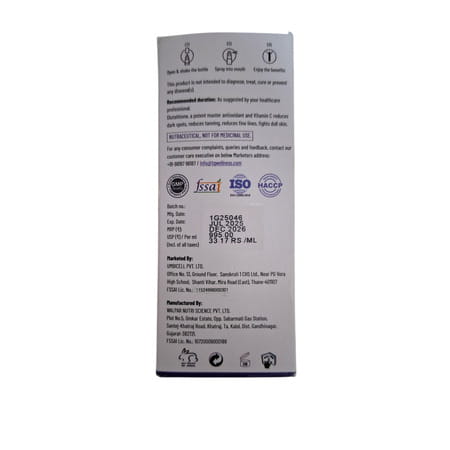 Tq Wellness Glutalipo Mouth Spray 30 Ml
