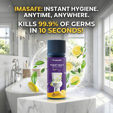 Imasafe Toilet Seat Sanitizer Spray 55 Ml (Lemon)