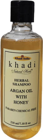 Khadi Natural Herbskhadi Natrual Herbs Shampoo Argan Oil With Honey Paraben Chemical Free 210ml
