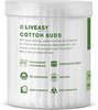 Liveasy Paper Cotton Ear Buds - 100 Sticks/200 Swabs