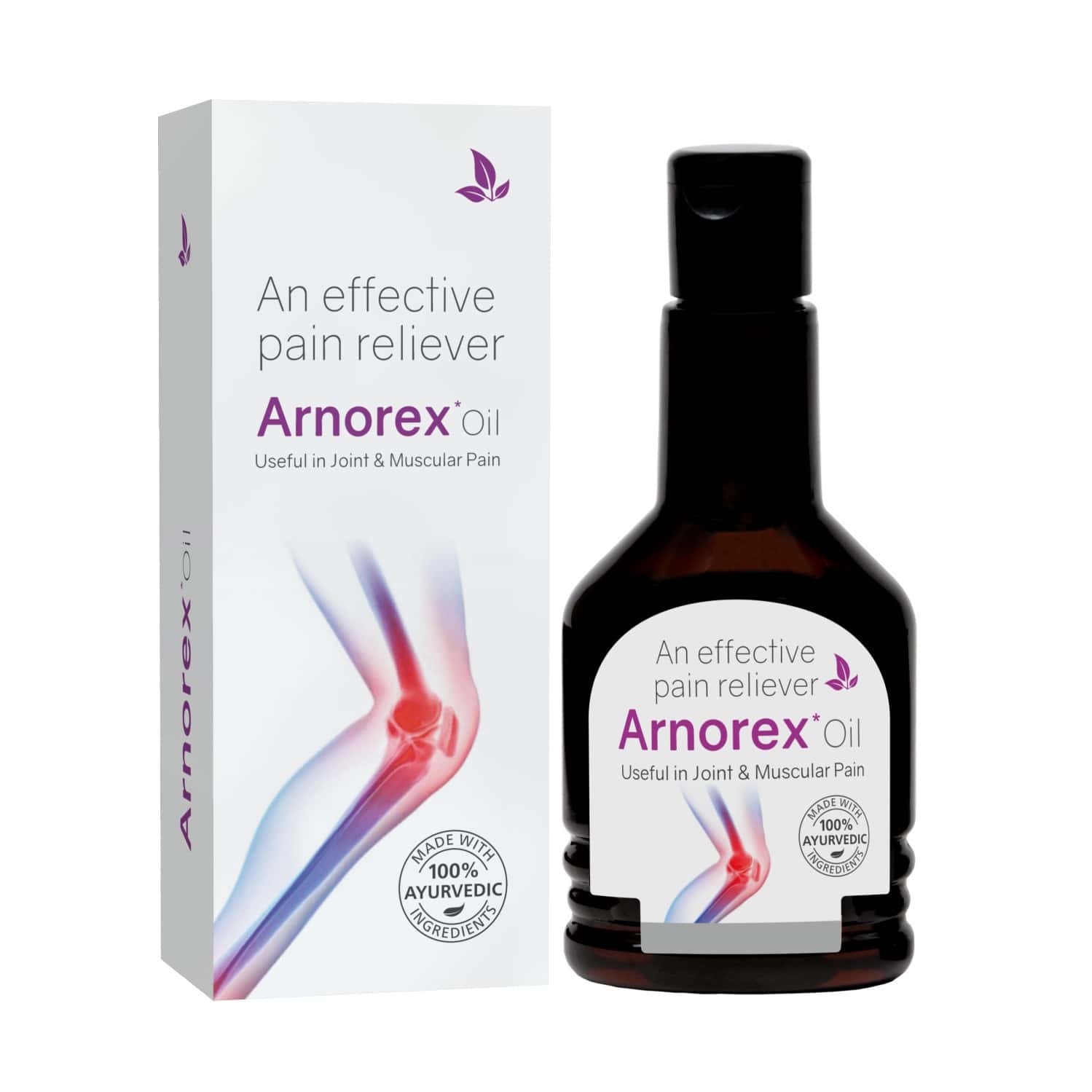 Arnorex Pain Relief Oil | Joint Muscular Knee Pain & Rheumatoid Arthritis 100 Ml