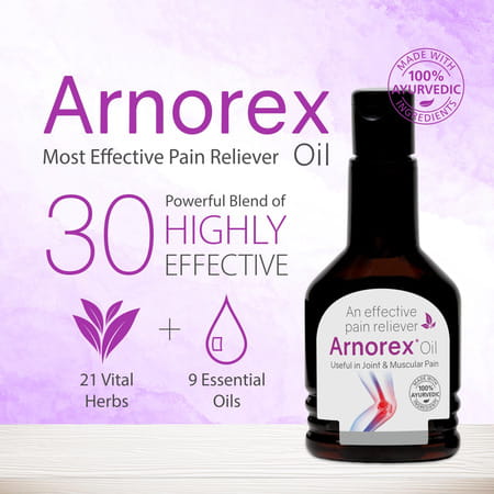 Arnorex Pain Relief Oil | Joint Muscular Knee Pain & Rheumatoid Arthritis 100 Ml