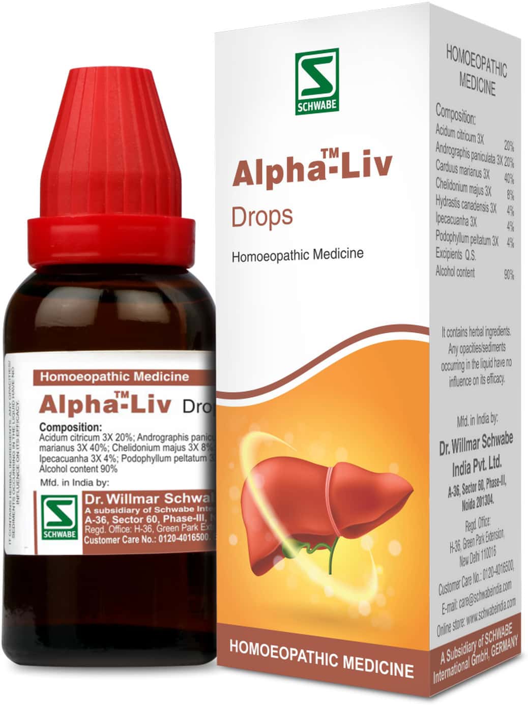Dr. Willmar Schwabe India Alpha Liv Drops 30ml