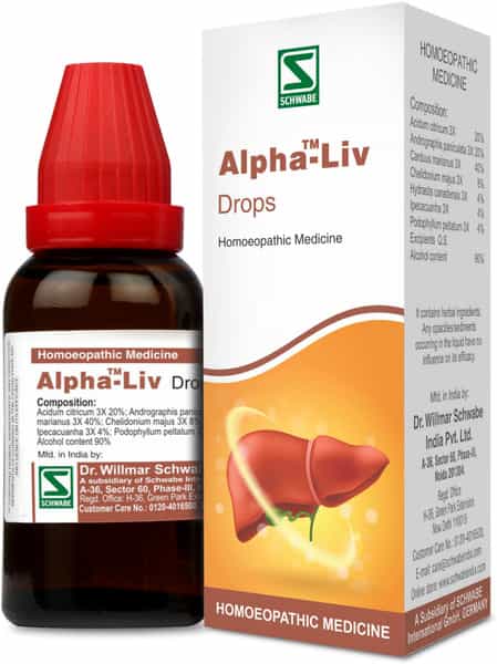 Dr. Willmar Schwabe India Alpha Liv Drops 30Ml
