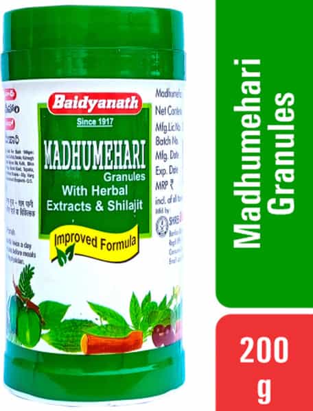 Baidyanath Asli Ayurved Madhumehari Granules - 200 Gms Controls Blood Sugar Levels