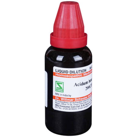 Dr. Willmar Schwabe India Acidum Benzoicum Dilution 200 Ch 30 Ml