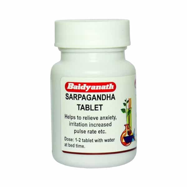 Baidyanath Nagpur Sarpagandha Bottle Of 50 Tablets