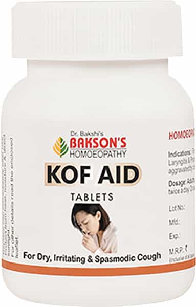 Dr Bakshi's Bakson Homoeopathy Kof Aid Tablet 75