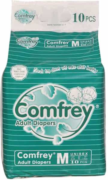 Comfrey Adult Diapers Medium - 10 Units