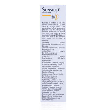 Sunstop Spf 30 Sunscreen Lotion 60Gm