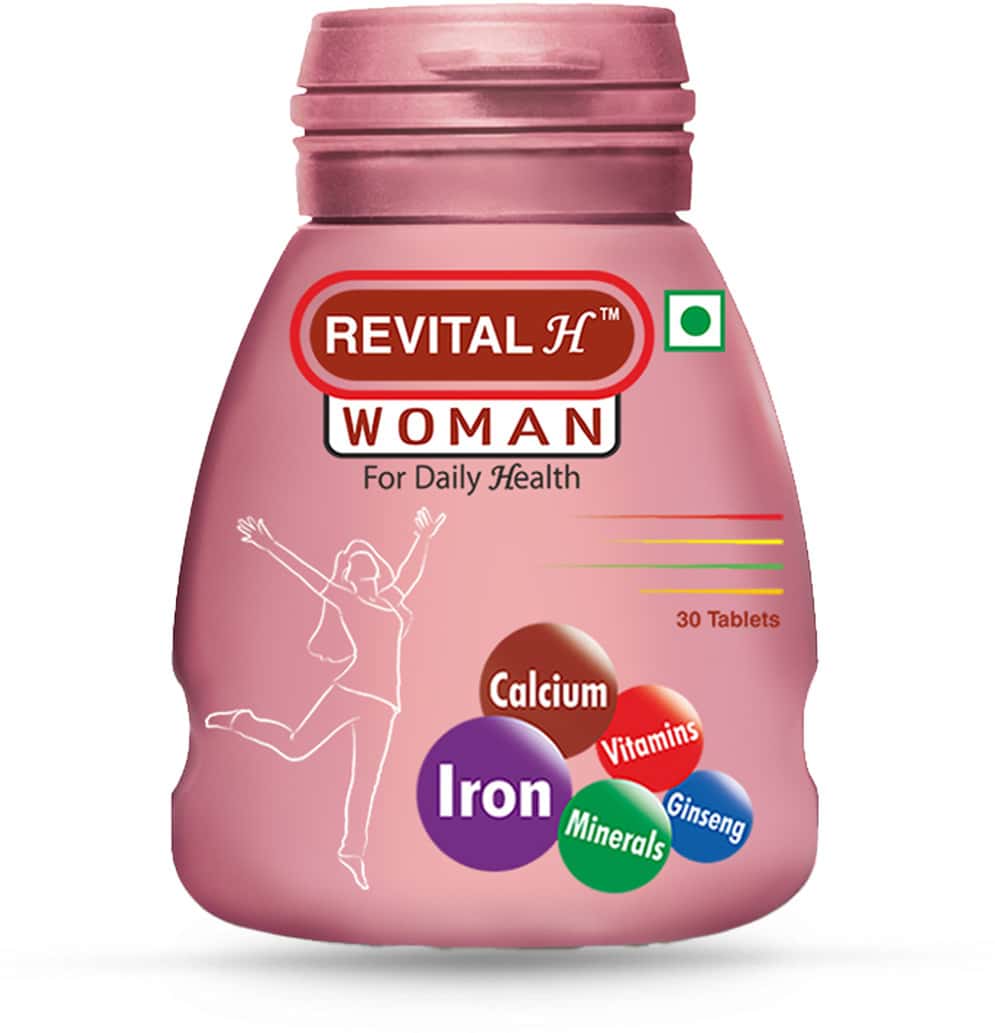 Buy REVITAL H WOMEN MULTIVITAMIN WITH CALCIUM ZINC GINSENG FOR IMMUNITY STRONG BONES & ENERGY 30