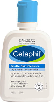 Cetaphil Gentle Skin Cleanser | Dry To Normal Sensitive Skin | 125 Ml