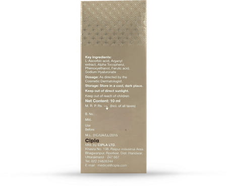 Vc X Vitamin C|E & Ferulic Acid Serum | Antioxidant Face Care Product For Ageing & Dull Skin 10 Ml