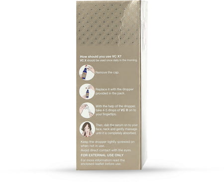 Vc X Vitamin C|E & Ferulic Acid Serum | Antioxidant Face Care Product For Ageing & Dull Skin 10 Ml