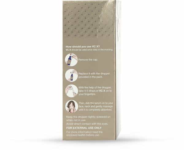 Vc X Vitamin C|E & Ferulic Acid Serum | Antioxidant Face Care Product For Ageing & Dull Skin 10 Ml