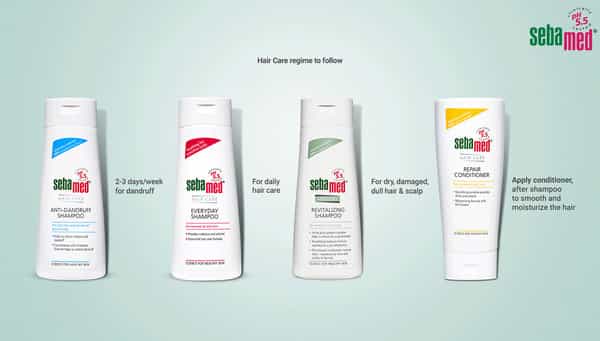 Sebamed Anti-Hairloss Shampoo 200Ml | Ph 5.5 | Reduces Hairloss | Caffeine & Gingko Biloba