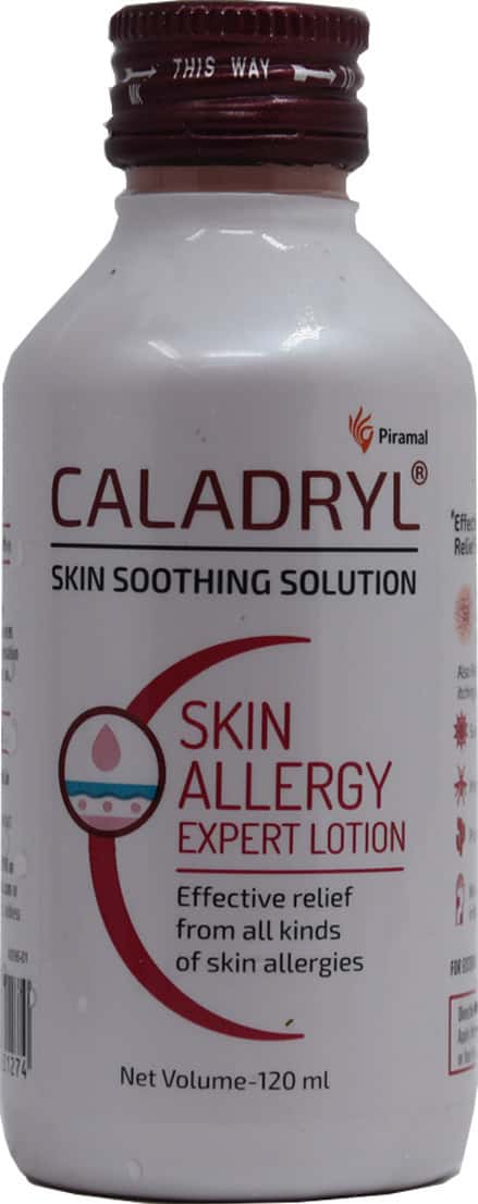 Caladryl Skin Allergy Expert Calamine Lotion - Skin Soothing Solution - 120 Ml