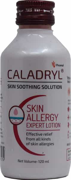 Caladryl Skin Allergy Expert Calamine Lotion - Skin Soothing Solution - 120 Ml