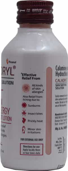 Caladryl Skin Allergy Expert Calamine Lotion - Skin Soothing Solution - 120 Ml