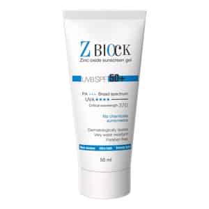Z Block 25% Zinc Oxide Sunscreen Gel | Spf 50+ - 50 Ml