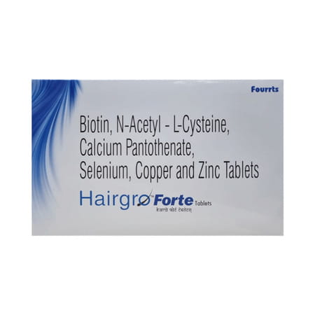 Hairgro Forte Strip Of 10 Tablets