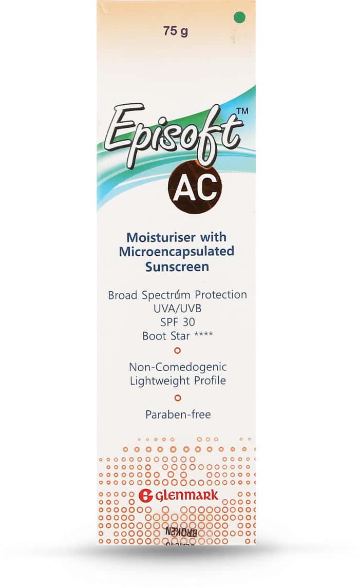 episoft ac moisturiser with microencapsulated sunscreen