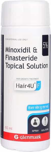 Hair 4u F 5% Bottle Of 60ml Spray/Solution