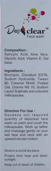 Depclear Face Wash Gel 100Ml
