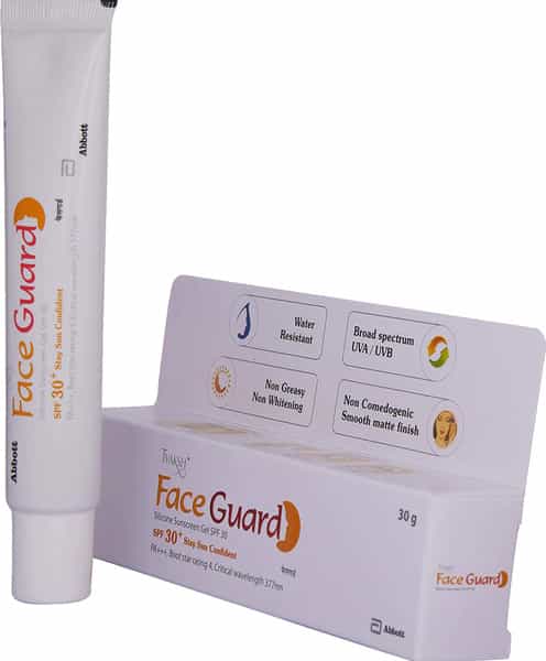 Tvaksh Face Guard Silicone Sunscreen Gel | Spf 30+ Pa+++ | 30 Gm