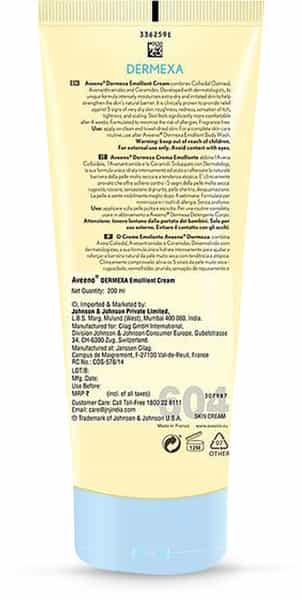 Aveeno Active Naturals Dermexa Tube Of 200Ml Cream