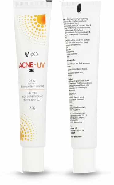 Acne Uv Advanced Light Protection Spf 30+ Pa+++ Sunscreen Gel 30 Gm