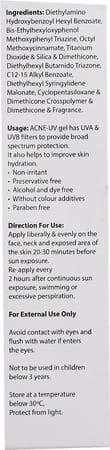Ipca Acne-Uv Advanced Light Protection Spf 30+ Pa++++ Sunscreen Gel 30 Gm