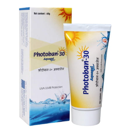 Photoban 50 Aquagel Spf 50 Pa+++ Sunscreen 60 Gm