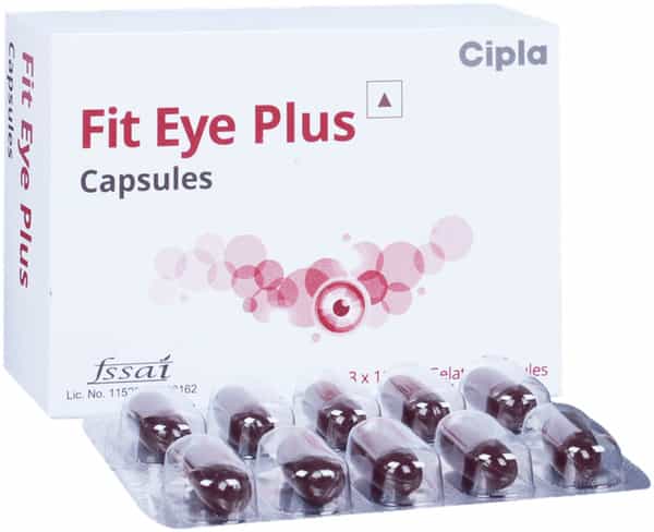 Fit Eye Plus Strip Of 10 Capsules