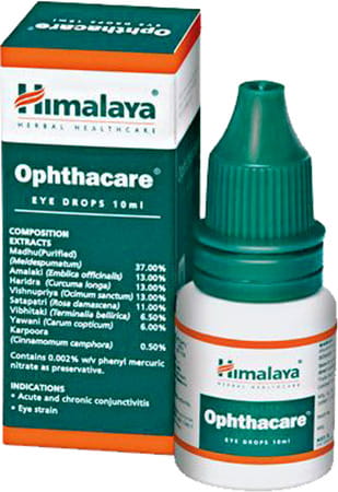 Himalaya Ophthacare Bottle Of 10ml Eye Drops
