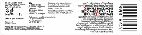 Iodex Balm 8Gm