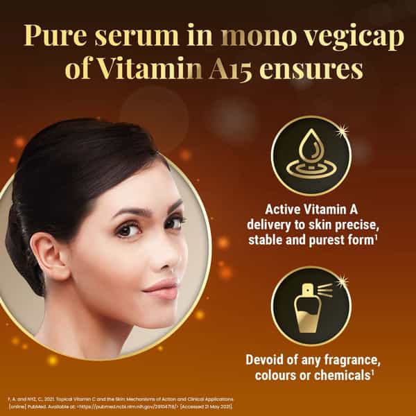Revibra A15 | Pure Retinol Cream | 0.5Ml 28 Vegicaps