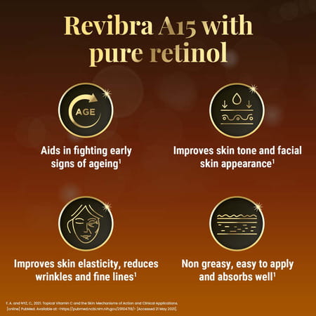 Revibra A15 Pure Retinol Vitamin A Cream Fights Signs Of Early Aging Improves Skin Elasticity