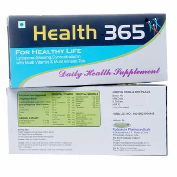 Health 365 Strip Of 10 Tablets