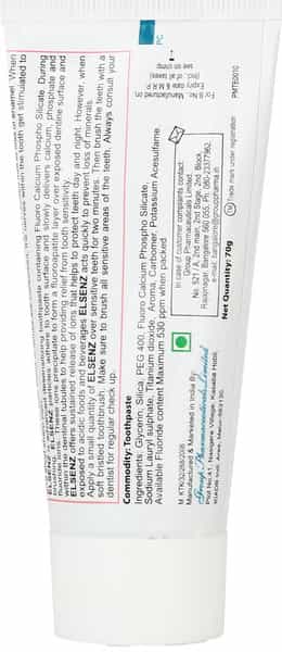 Elsenz Toothpaste 70Gm