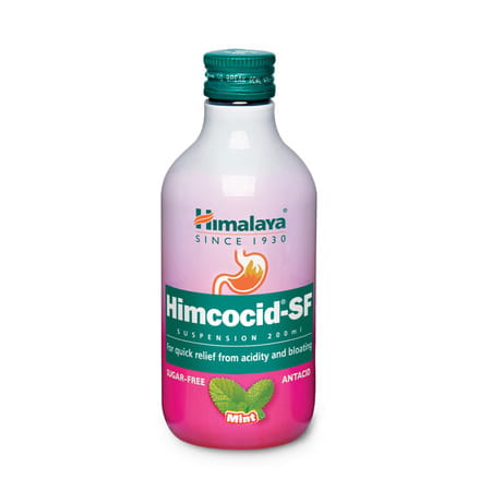 Himalaya Himcocid Mint Flavour Sugar Free Antacid Suspension 200 Ml